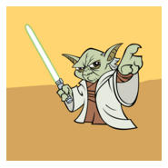 Master Yoda Logo PNG Vector