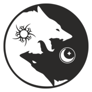 Skoll and Hati MITOLOGIA NORDICA Logo PNG Vector
