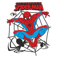 Spiderman hero Logo PNG Vector