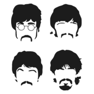 The Beatles Logo PNG Vector