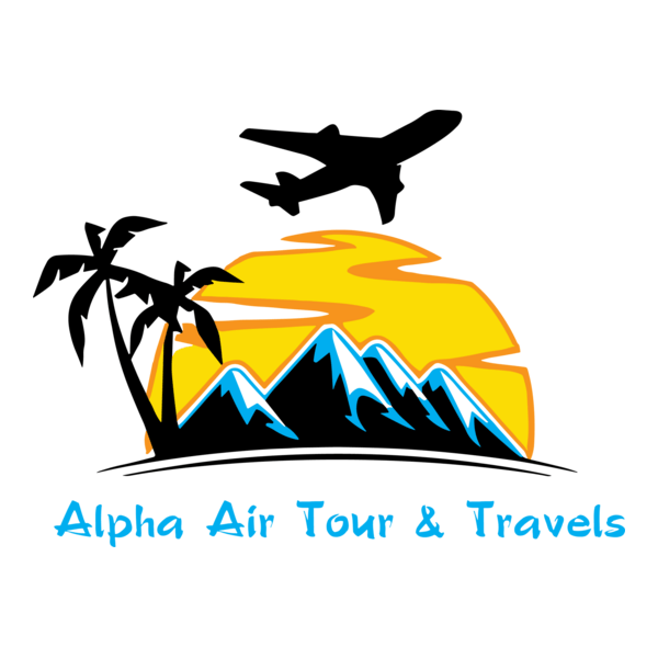 Alpha Air Tour & Travels Logo PNG Vector