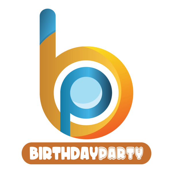 Birthday Party Logo PNG Vector
