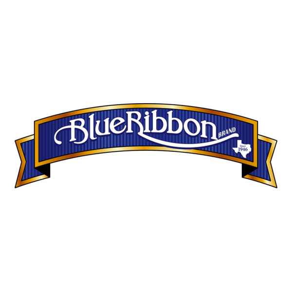 Blue Ribbon Logo PNG Vector