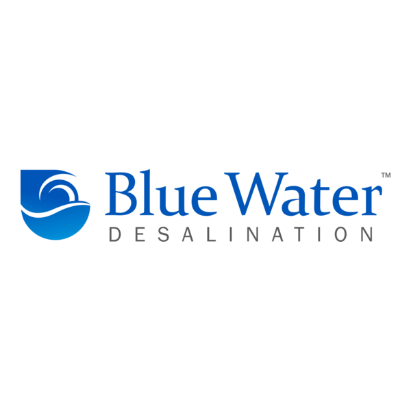 Blue Water Desalination Logo PNG Vector