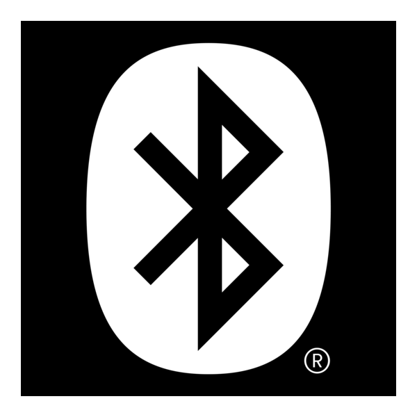 Bluetooth Icon White Logo PNG Vector