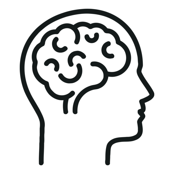 Brain Icon Logo PNG Vector