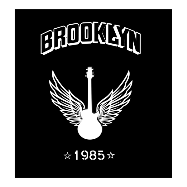 Brooklyn 1985 Rock Band Logo PNG Vector