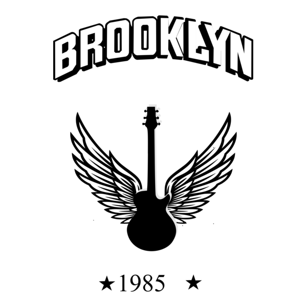 Brooklyn 1985 Rock Band Logo PNG Vector