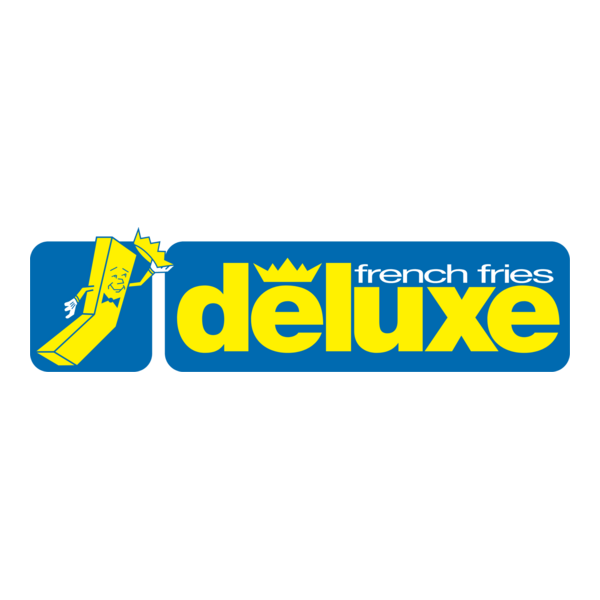 Deluxe French Fries Logo PNG Vector