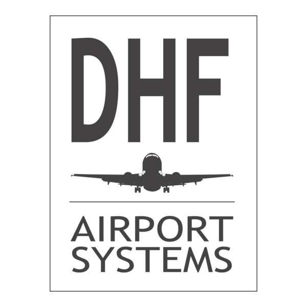 DHF Airport Systems Logo PNG Vector