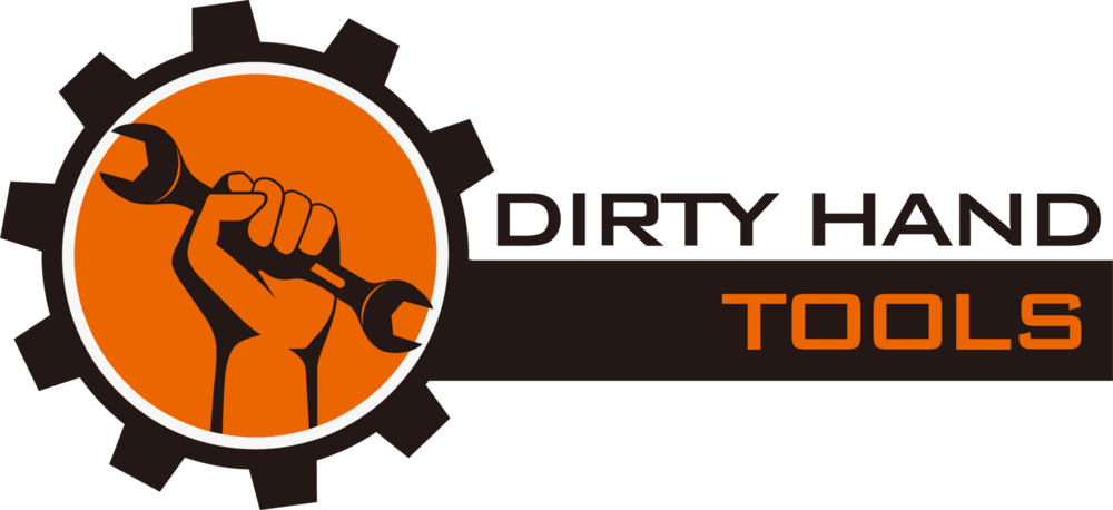 Dirty Hand Tools Logo PNG Vector