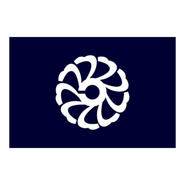 Flag of Kokufu, Tottori (1966–2004) Logo PNG Vector