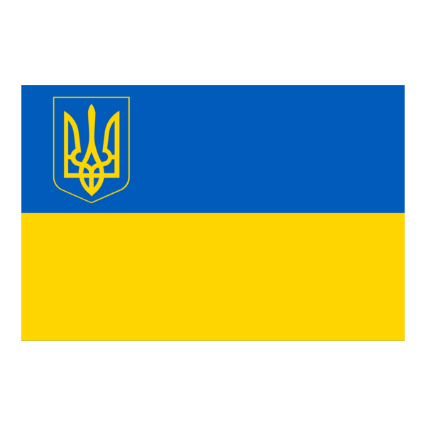 Flag Of Ukraine Logo PNG Vector