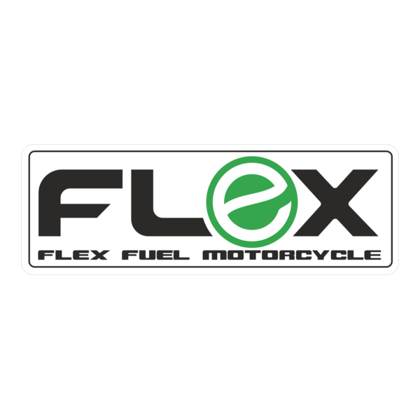 Flex Fuel Motorcycle Logo PNG Vector