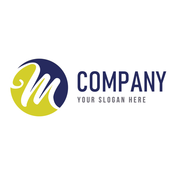 M Letter Logo PNG Vector