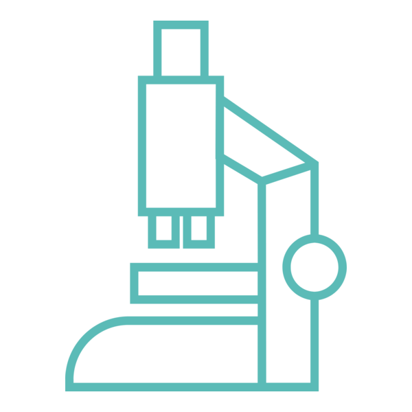 Microscope Icon Logo PNG Vector