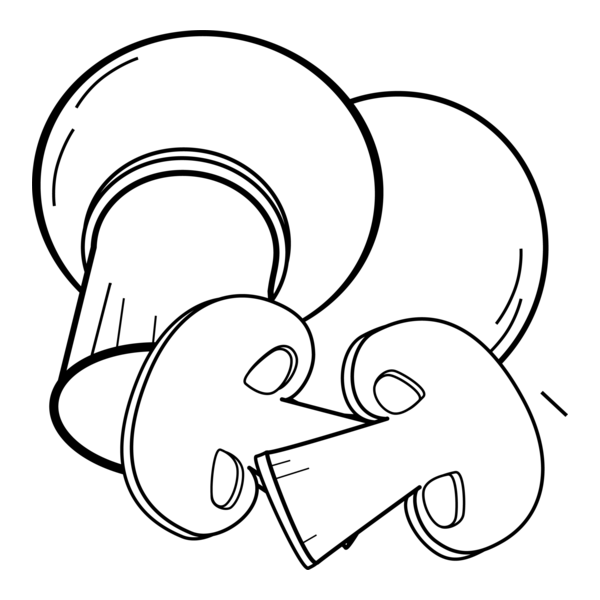 Mushrooms Logo PNG Vector