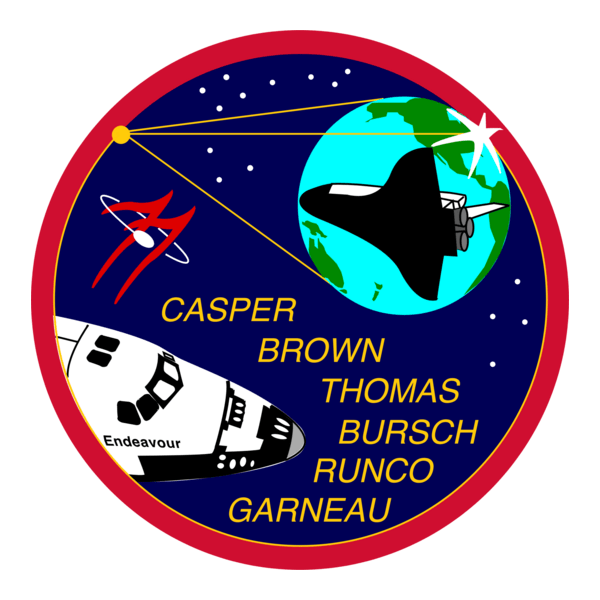 NASA STS77 Mission Patch Logo PNG Vector