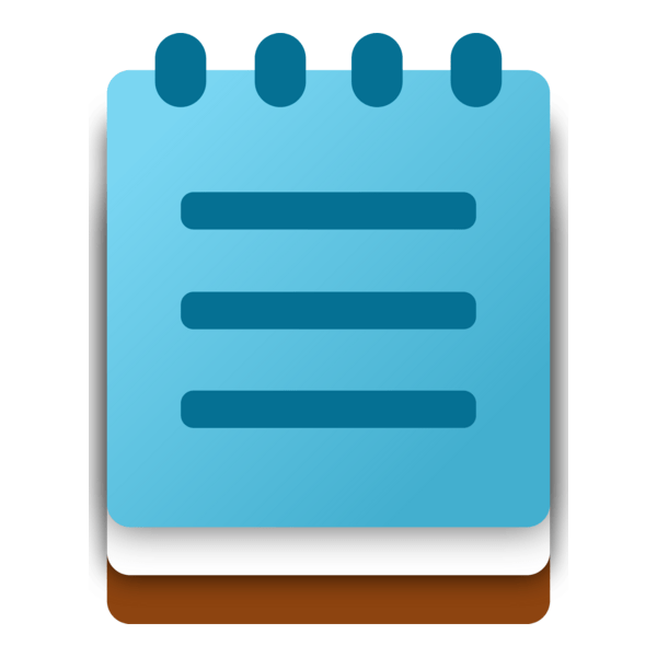 Notepad Win11 Logo PNG Vector