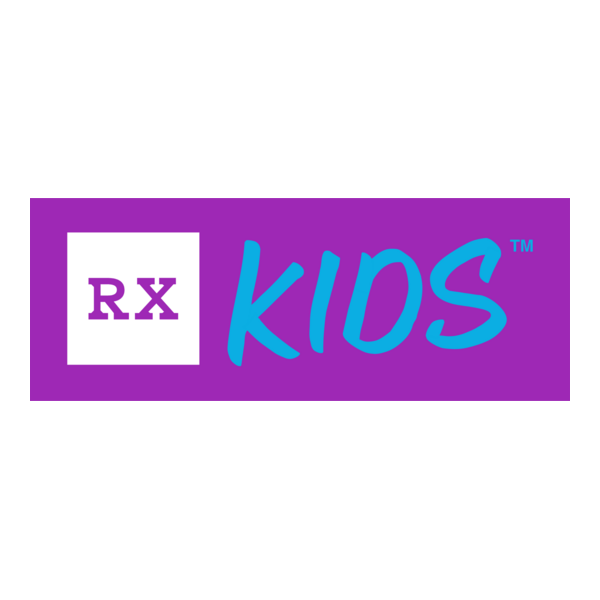 RX Kids Protein Snack Bar Logo PNG Vector