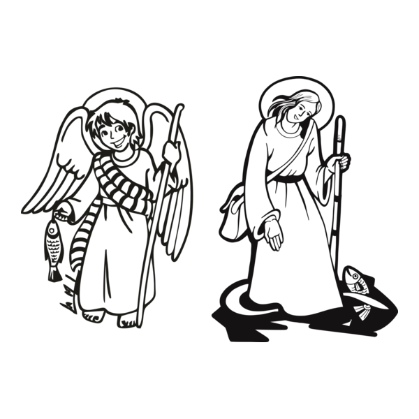 San Rafael Arcangel Logo PNG Vector