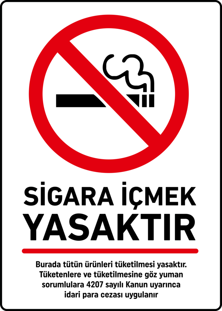 Sigara İçmek Yasaktır Logo PNG Vector