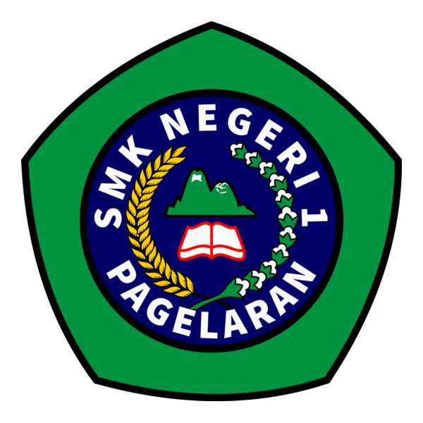 SMK NEGERI 1 PAGELARAN CIANJUR Logo PNG Vector