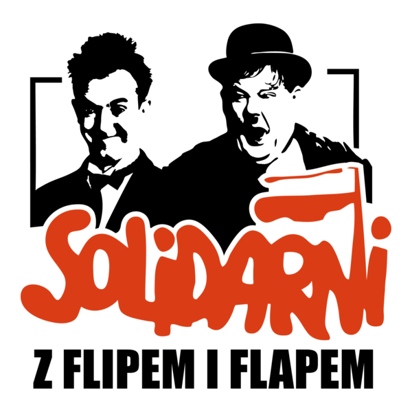 Solidarni z Flipem i Flapem Logo PNG Vector