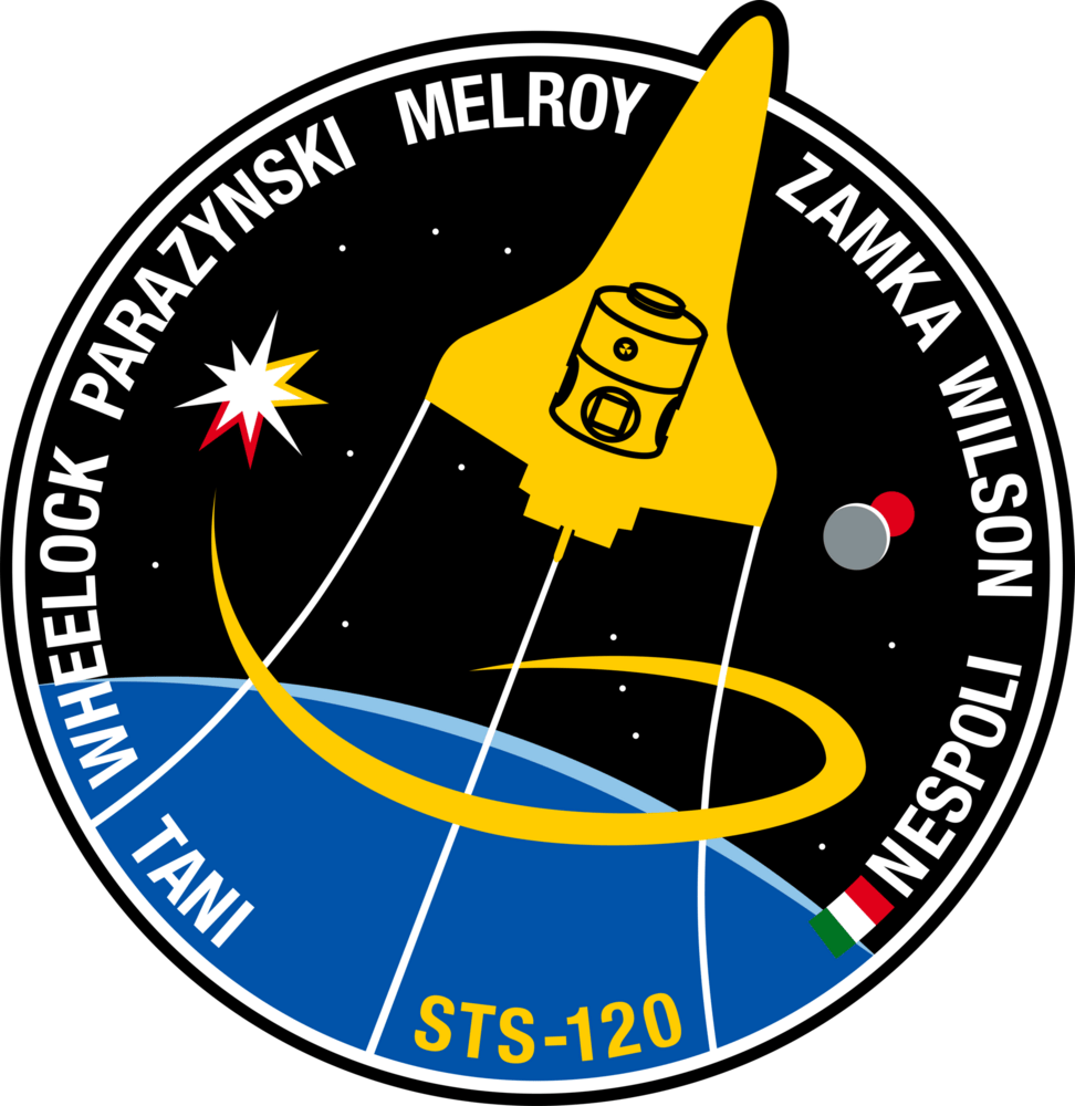 STS-120 Mission Patch Logo PNG Vector