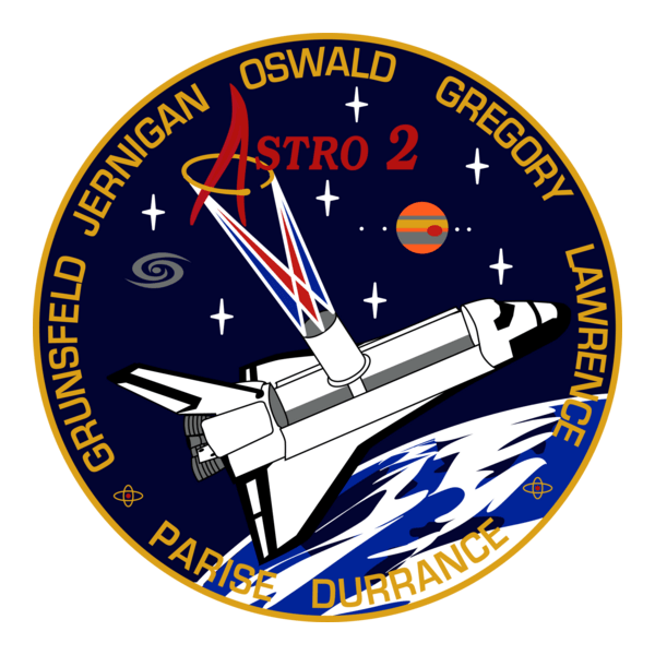 STS-67 Mission Patch Logo PNG Vector