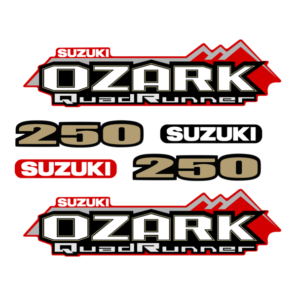 Suzuki OZARK QuadRunner 250 Logo PNG Vector