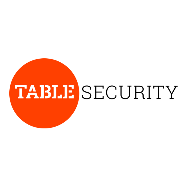 Table Security Logo PNG Vector