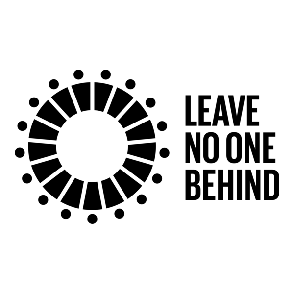 The Global Goals Leave No One Behind Black Logo PNG Vector
