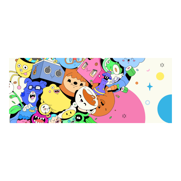 Toca Boca 10 Years Banner Logo PNG Vector