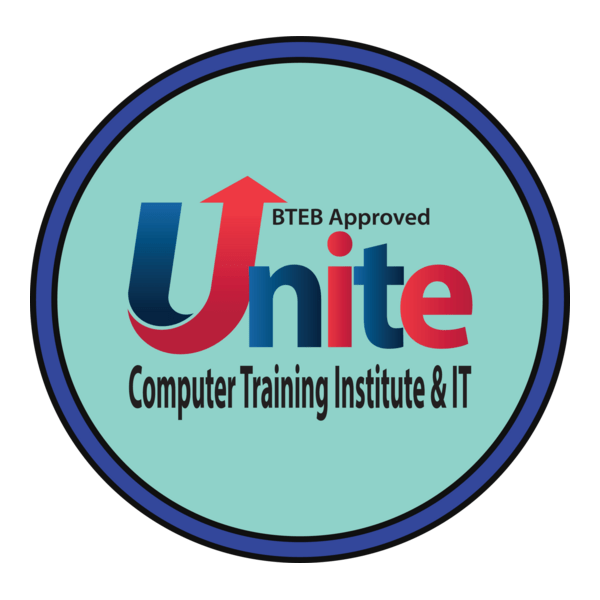 Unite Computer Training Institute & IT Logo PNG Vector