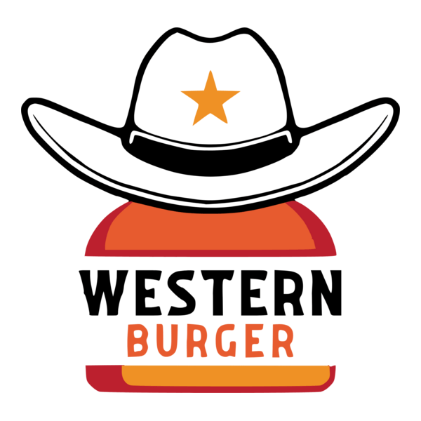 Western Burger Logo PNG Vector