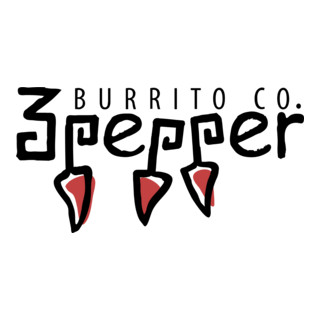 3 Pepper Burrito Co. Logo PNG Vector