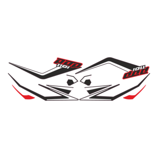 Adesivo Honda Pop 110 personalizado Logo PNG Vector