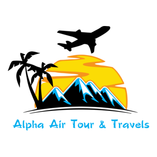 Alpha Air Tour & Travels Logo PNG Vector