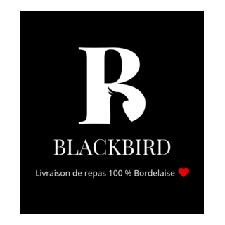 BLACKBIRD Bordeaux Logo PNG Vector