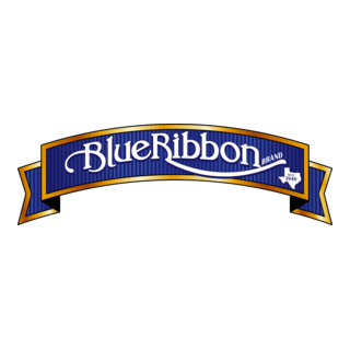 Blue Ribbon Logo PNG Vector