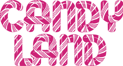 Candy Land Board Game Logo PNG Vector