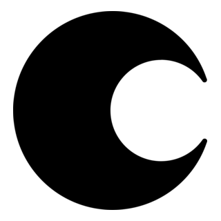 Crescent Moon Logo PNG Vector