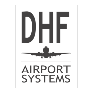 DHF Airport Systems Logo PNG Vector