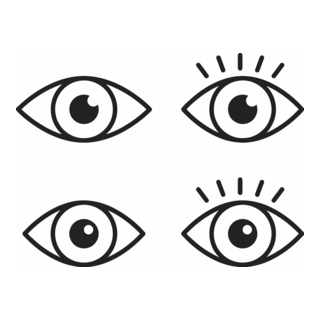 Eye Icon Logo PNG Vector