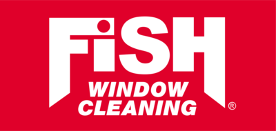Fish Window Cleaning Logo PNG Vector