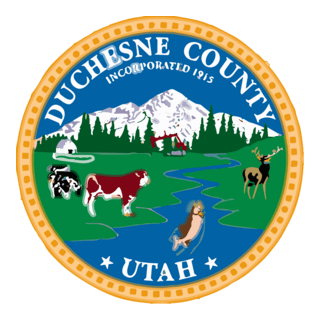 Flag of Duchesne County, Utah Logo PNG Vector