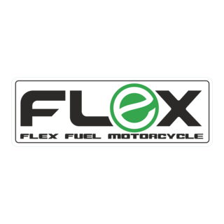 Flex Fuel Motorcycle Logo PNG Vector