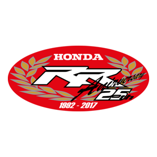 Honda RR 25th Aniversary Logo PNG Vector