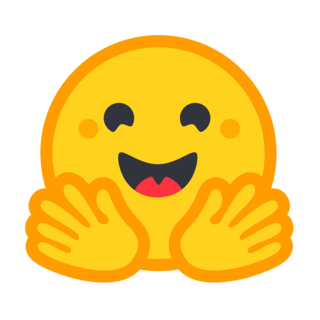 Hugging Face Icon Logo PNG Vector